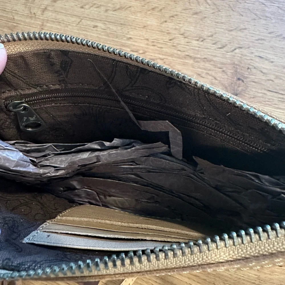 Montana West Rodeo Tan Leather Fringe Shoulder Bag - Picture 10 of 10